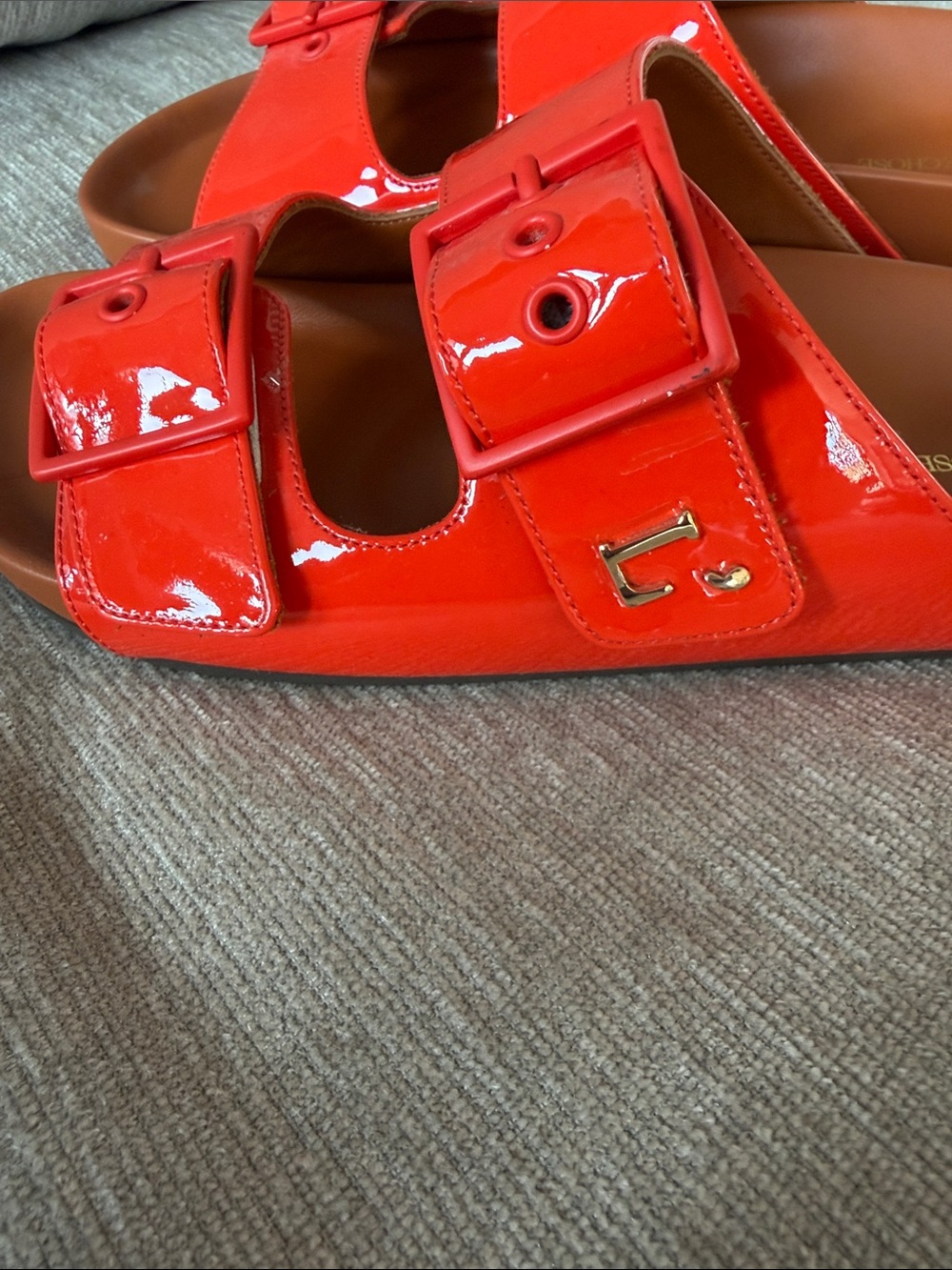 L’AUTRE Coral Double-Buckle Slide Sandals - Picture 5 of 12